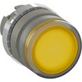 Springer Controls Co ABB Illuminated Push Button Operator, 22mm, Yellow P9M-PLGGD